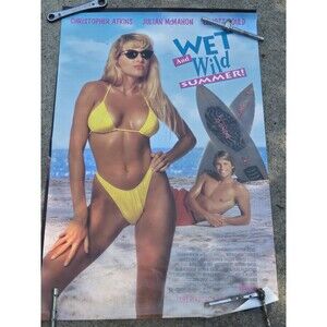 Lot Of 10 Late 90's Move Store Advertising Posters Including Wet And Wild Summer